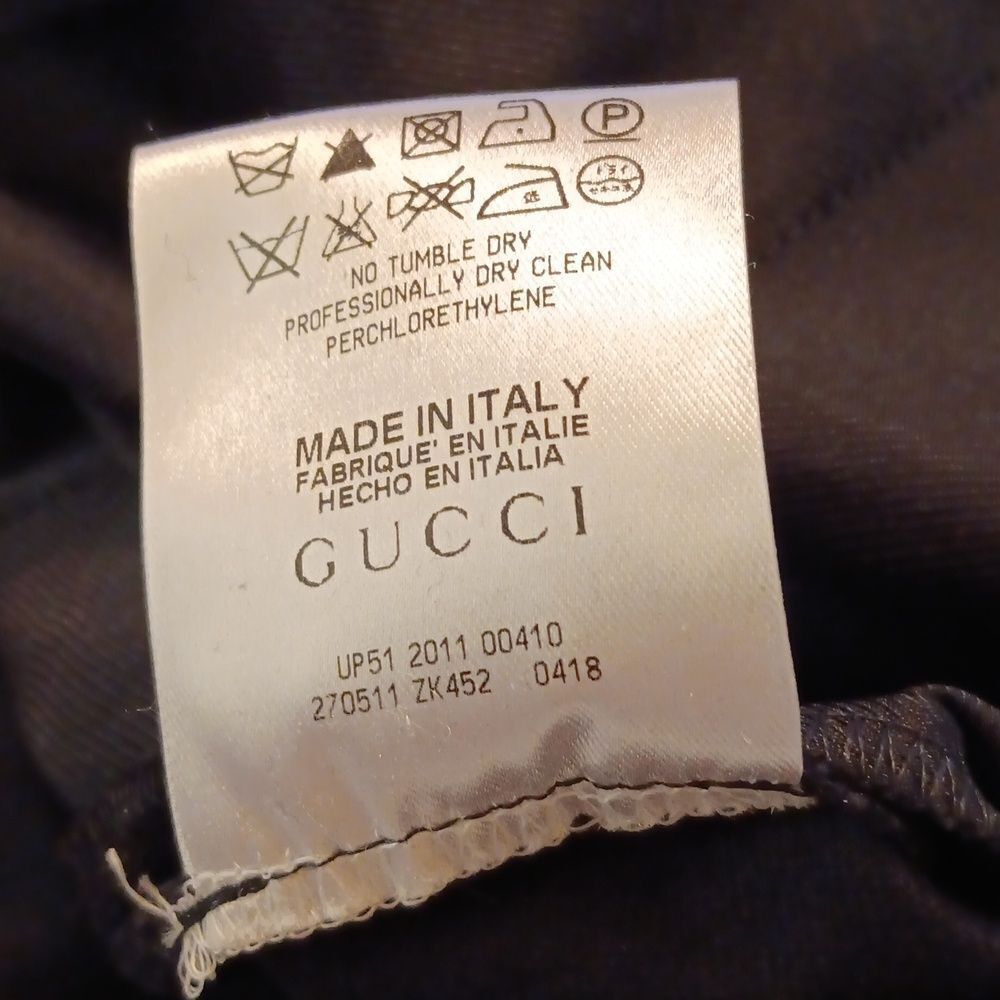 Gucci Elegant Black Velvet Pants - Picture 6 of 12
